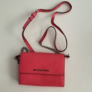 Michael Kors Coral Crossbody Bag